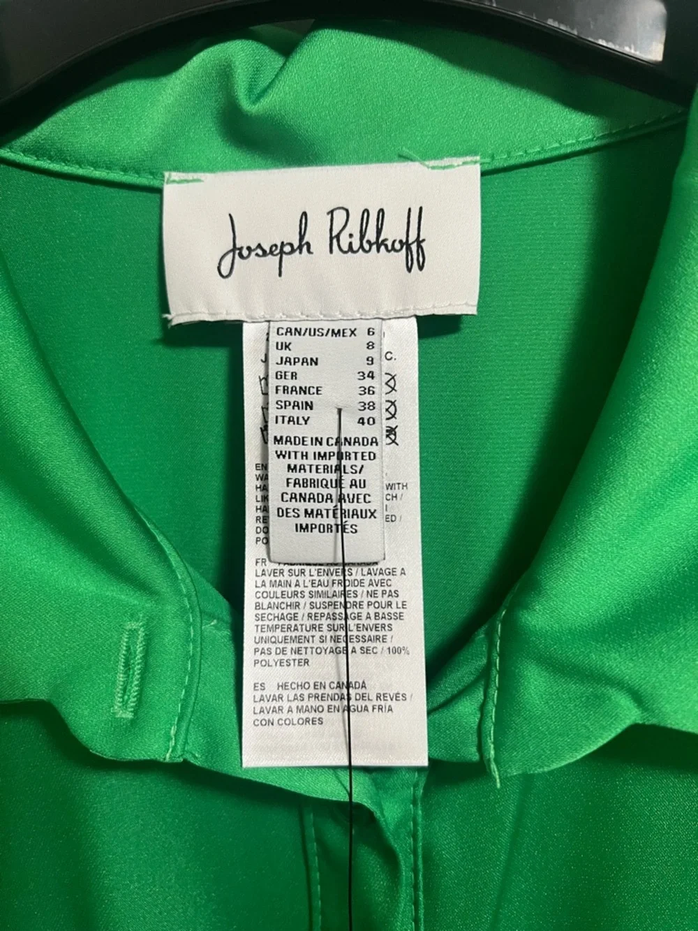 Joseph Ribkoff Satin Dress - Picture 5 of 6